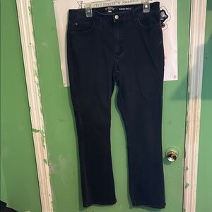 Lee Black Midrise Bootcut Jeans